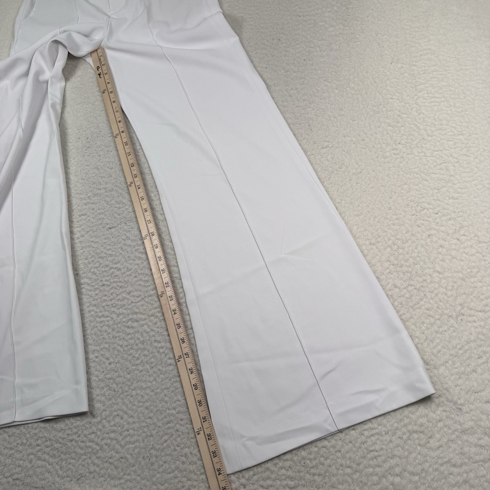 Alice + Olivia White Wide-Leg Trousers - Picture 9 of 13